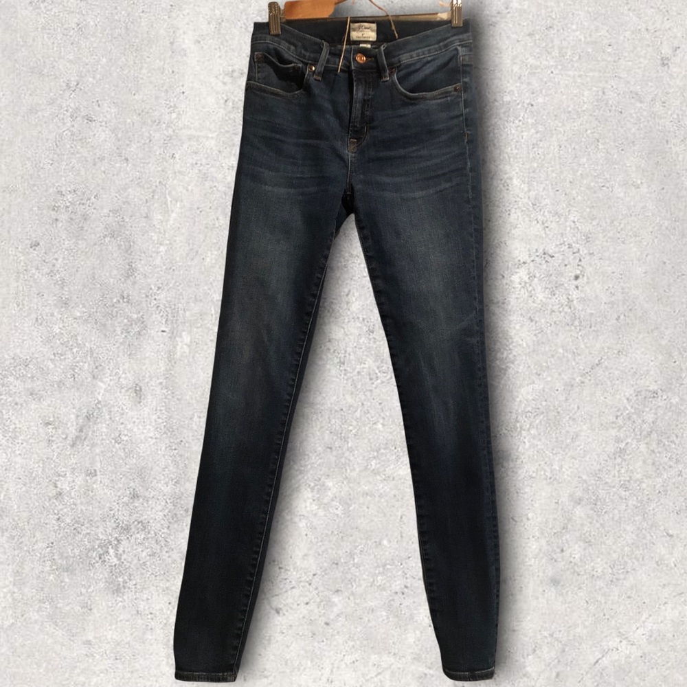 J.Crew 8” Toothpick Jeans 27 T